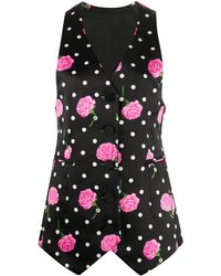 Rabanne - Floral Tailored Waistcoat - Lyst