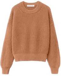 Iris Von Arnim - Balloon-Sleeve Knitted Sweater - Lyst