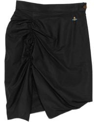 Vivienne Westwood - Panther Ruched Mini Skirt - Lyst