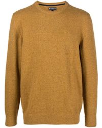 Barbour - Fine-Knit Ribbed-Trim Jumper - Lyst
