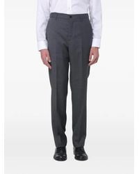 Etro - Elasticated-Waist Wool Trousers - Lyst