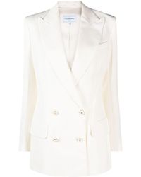 Casablancabrand - Double-breasted Tailored Blazer - Lyst
