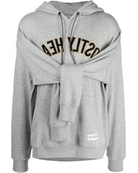 Mostly Heard Rarely Seen - Logo-Print Cotton Hoodie - Lyst