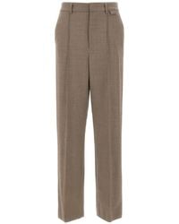 Fabiana Filippi - Stitched-Crease Straight-Leg Trousers - Lyst