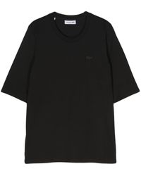 Lacoste - T-shirt en coton à logo appliqué - Lyst
