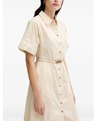 Pedro Del Hierro Madrid - Belted Shirt Dress - Lyst