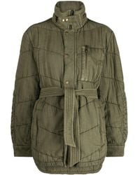 Zadig & Voltaire - Kalice Belted Quilted Jacket - Lyst