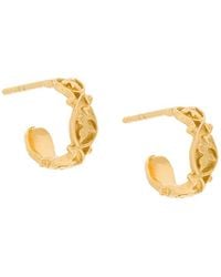 Wouters & Hendrix - My Favourite Cast Ribbon Hoop Earrings - Lyst