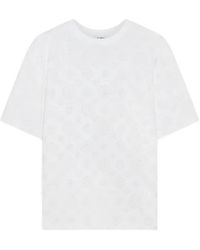 CASABLANCA - Monogram-Print Cotton T-Shirt - Lyst