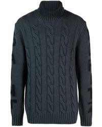 Mc2 Saint Barth - Pull En Maille À Logo En Jacquard - Lyst