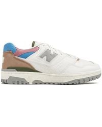 New Balance - 550 Lace-Up Leather Sneakers - Lyst