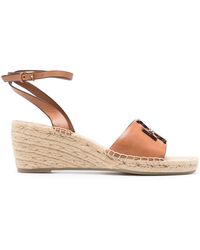Tory Burch - Ines 65mm Leather Espadrilles - Lyst