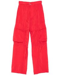 Frankie Shop - Belted Cargo Pants - Lyst