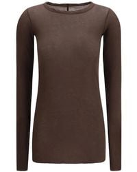 Rick Owens - Long-Sleeved T-Shirt - Lyst