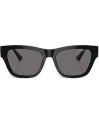 Versace - Rectangle-Frame Sunglasses - Lyst