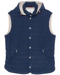 Brunello Cucinelli - Down Vest - Lyst