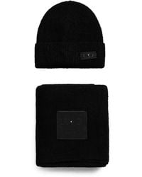 Liu Jo - Logo-Patch Beanie Hat Set (Set Of Two) - Lyst