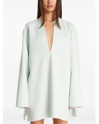 Jil Sander - Top Con Scollo A V - Lyst