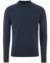 C.r.a.f.t - Wool Comfort Basislaagshirt Met Lange Mouwen - Lyst