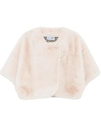 Blugirl Blumarine - Faux-Fur Coat - Lyst