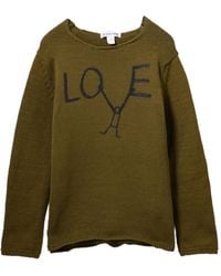 Comme des Garçons - Knitted Crew Neck Sweater - Lyst