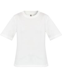 By Malene Birger - Logo-Embroidered T-Shirt - Lyst