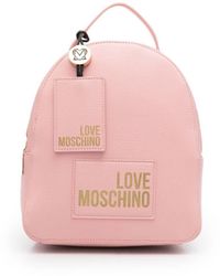 Love Moschino ロゴ バックパック - ピンク