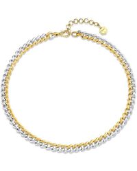 SHAY - 18kt Yellow And White Gold Link Necklace - Lyst