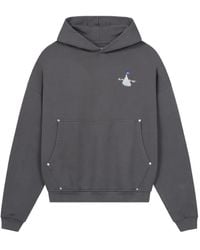 ROUGH - Sweater Met Borduurwerk En Capuchon - Lyst