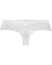 Aubade - Kiss Of Love Lace-Embroidered Briefs - Lyst