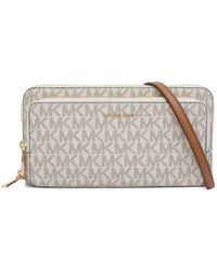 MICHAEL Michael Kors - Jet Set Logo-Print Cross Body Bag - Lyst
