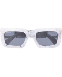 Off-White c/o Virgil Abloh - Boston Logo-plaque Sunglasses - Lyst