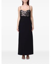 Hanita - Lace-Overlay Spaghetti-Strap Maxi Dress - Lyst