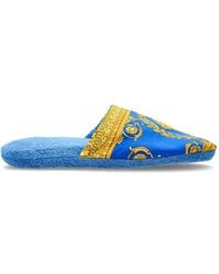 Versace - Medusa Barocco-Print Slippers - Lyst