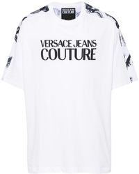 Versace - Logo-print Cotton T-shirt - Lyst