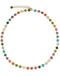 Irene Neuwirth - 18Kt Small Classic Multi-Stone Necklace - Lyst