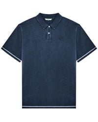 Malbon Golf - Fairway Overdyed Polo Shirt - Lyst