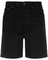 Dondup - High-waisted Denim Shorts - Lyst