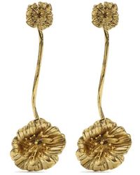Goossens - Fleur de Pavot Ohrringe mit Anhänger - Lyst