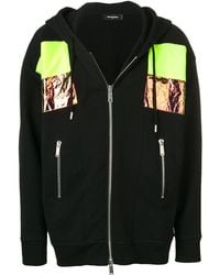 DSquared² - Sweat À Capuche À Empiècements Contrastants - Lyst