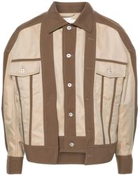 Feng Chen Wang - Colour-block Shirt Jacket - Lyst