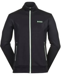 BOSS - Zip-Fastening Logo Jacket - Lyst