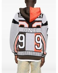 Protocol Index Men S Stripe Polo Hoodie in Red for Men | Lyst