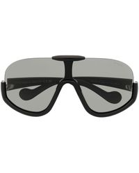 Moncler - Sonnenbrille mit Shield-Gestell - Lyst