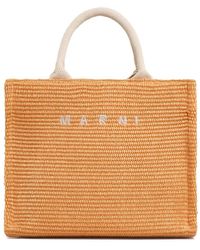 Marni - Small Raffia Tote Bag - Lyst