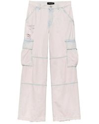 Purple Brand - Cargo Jeans Met Gebleekt Effect - Lyst