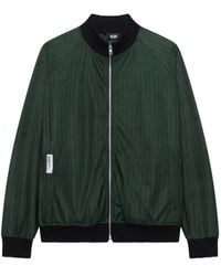 Gcds - Pinstripe Logo-Patch Jacket - Lyst