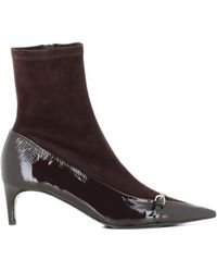 Roberto Del Carlo - Buckle-Detail Pointed-Toe Boots - Lyst