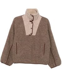 Sessun - Contrast-Panel Press-Stud Jacket - Lyst