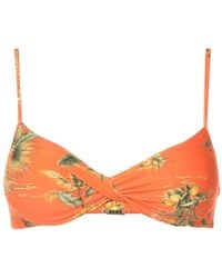 Lygia & Nanny - Top de bikini con estampado floral - Lyst